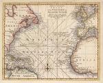 Ancient Map of Atlantic Ocean